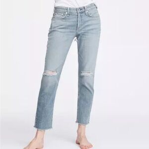 {rag and bone} Dre Slim Boyfriend Jean Size 27